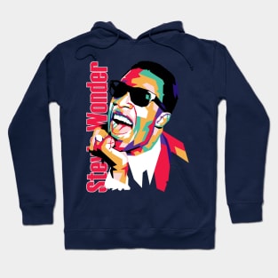 stevie wonder abstract Hoodie